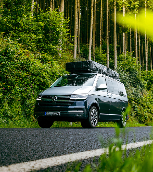 Camping with a rooftop tent