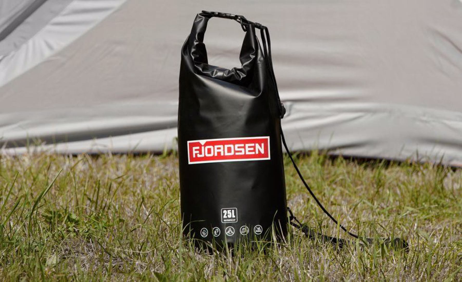 Camping drybag black Fjordsen