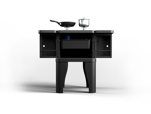 Freyja camping kitchen black